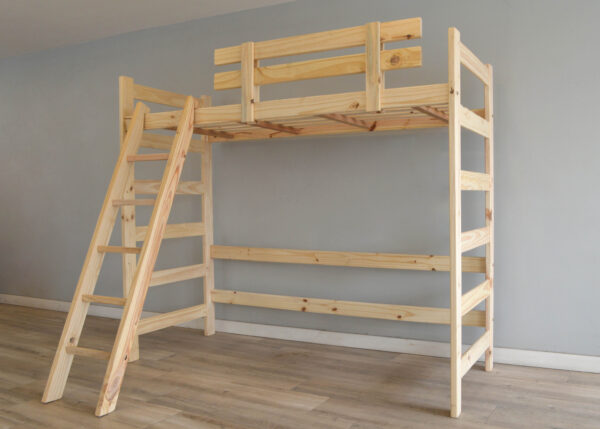 Cama puente con escalera reforzada modelo Huapi