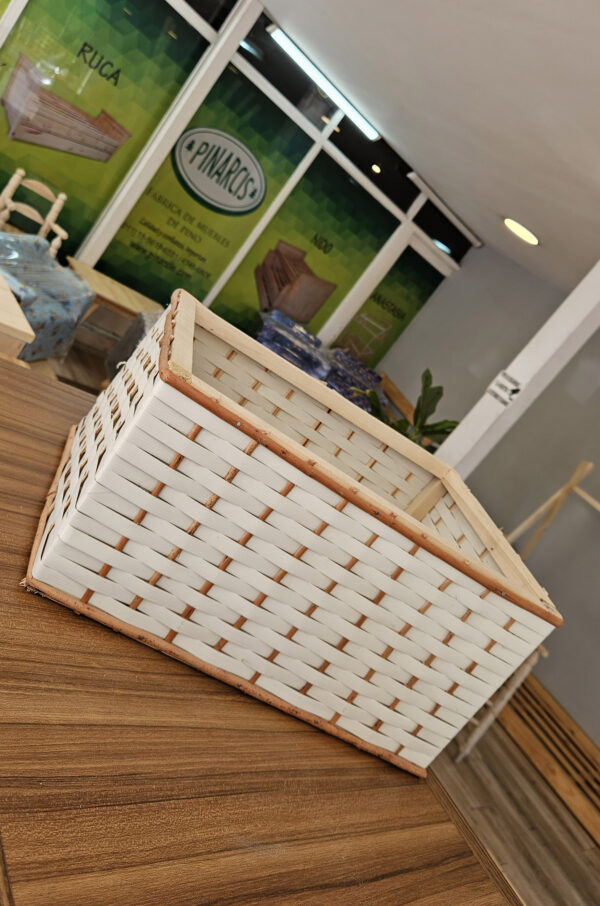 Canasto PVC blanco