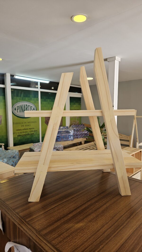 Exhibidor Piramide 2 estantes - Imagen 3