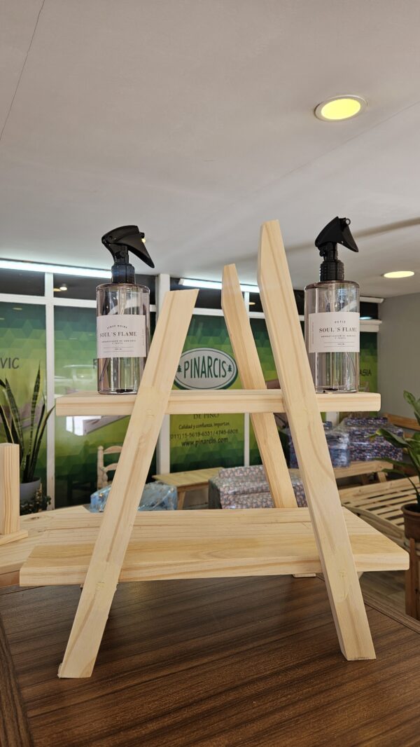Exhibidor Piramide 2 estantes - Imagen 2