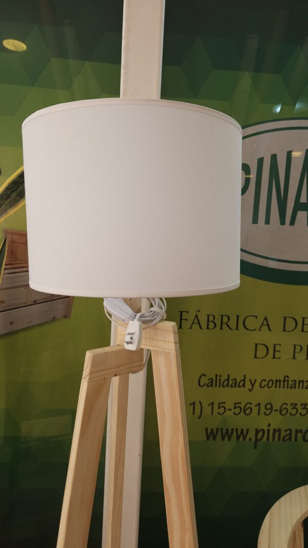 Lámpara de pie trípode - Imagen 3